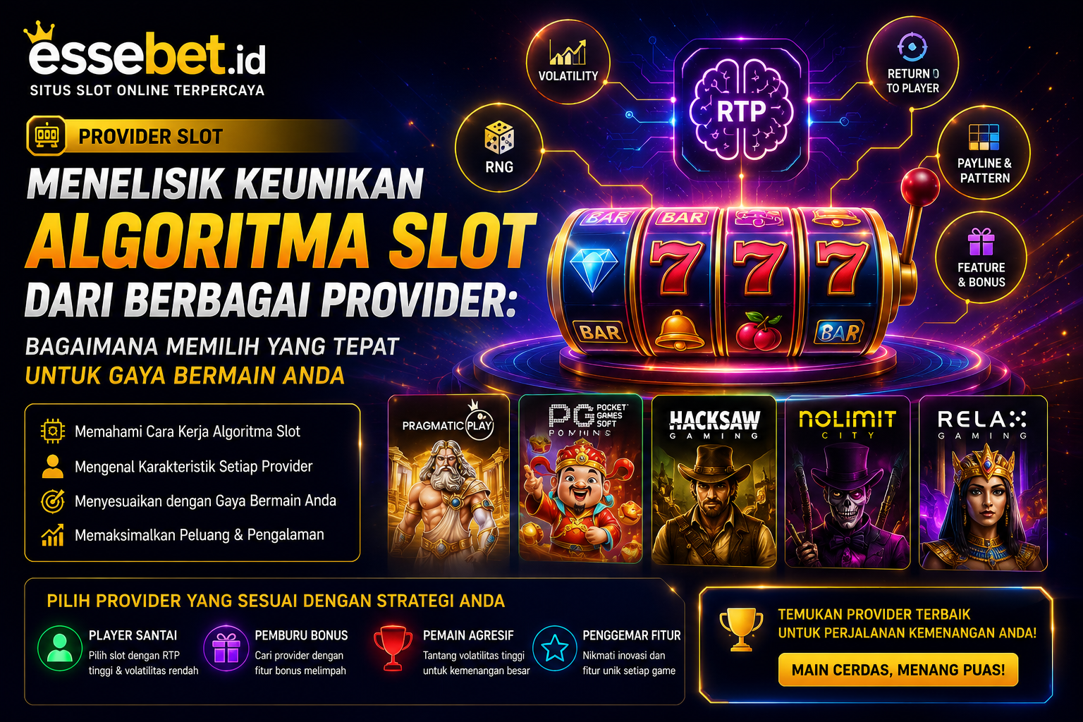 Menelisik Keunikan Algoritma Slot dari Berbagai Provider: Bagaimana Memilih yang Tepat untuk Gaya Bermain Anda